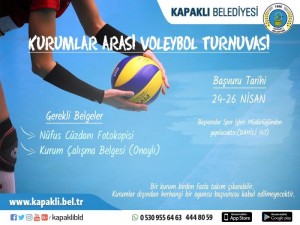 Kurumlar Arası Voleybol Turnuvası düzenlenecek
